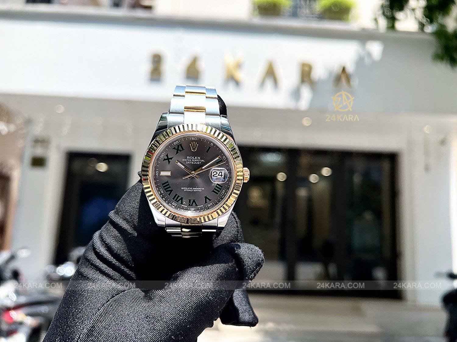 Review chi tiết đồng hồ Rolex Oyster Perpetual Datejust II Steel & Gold 41 M116333