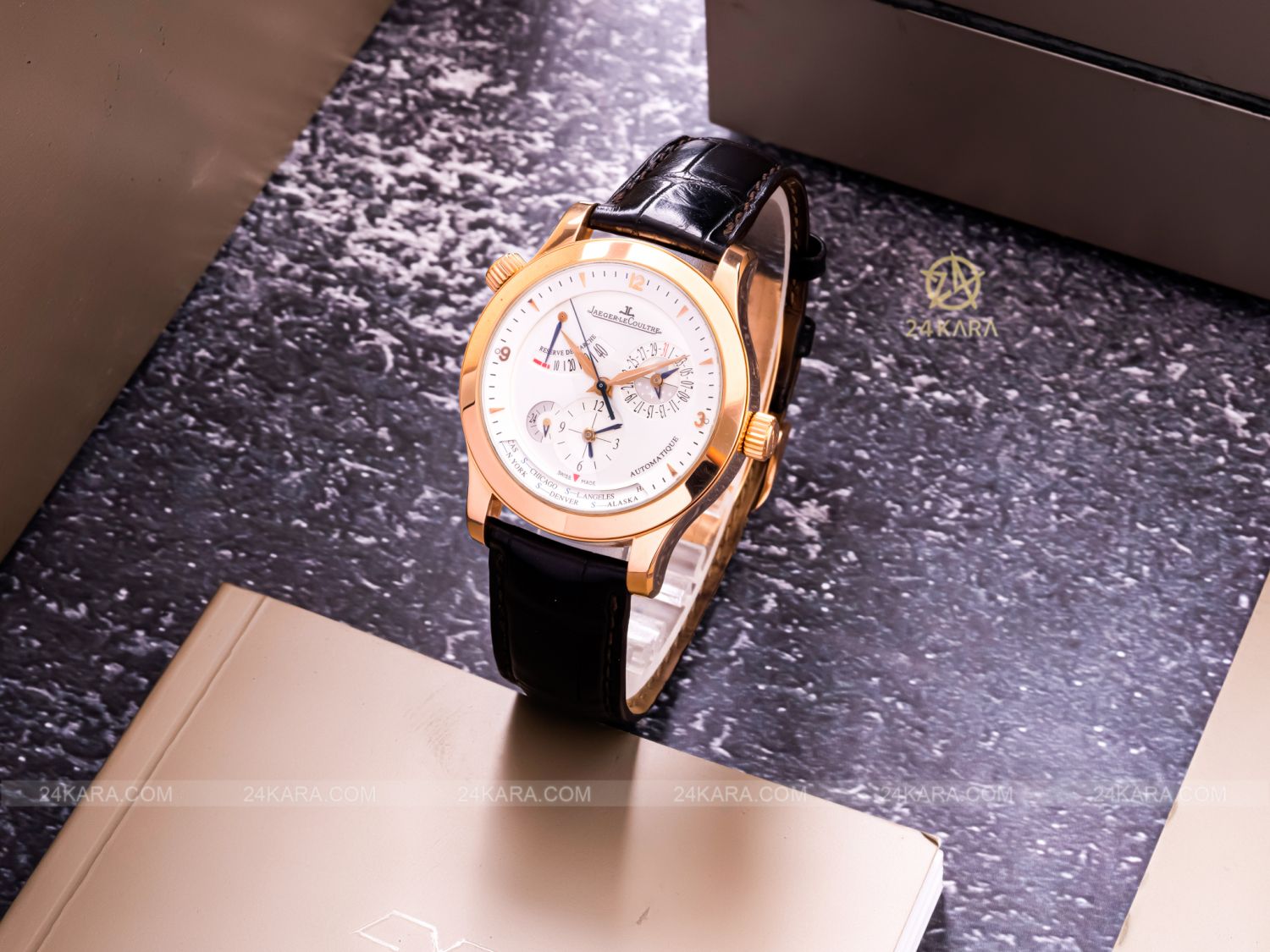 Review đồng hồ Jaeger-LeCoultre Master Geographic 147.2.57.S