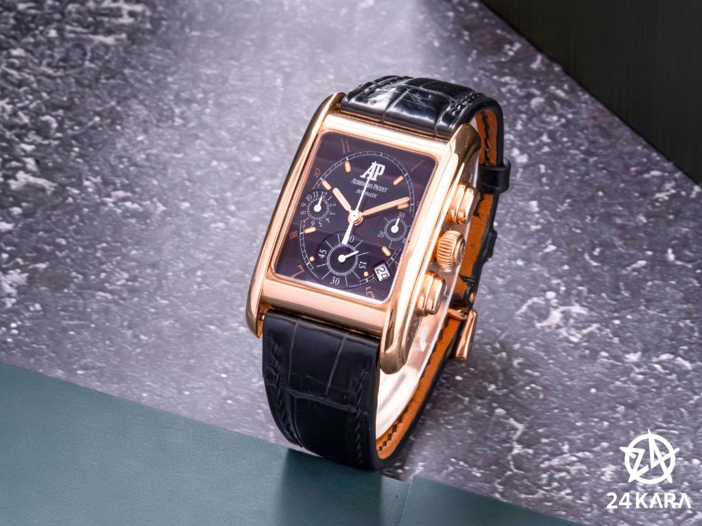 Review đồng hồ hồ Audemars Piguet Edward Piguet Chronograph 25925OR.OO.D001CR.01 Black Rose Gold 18K