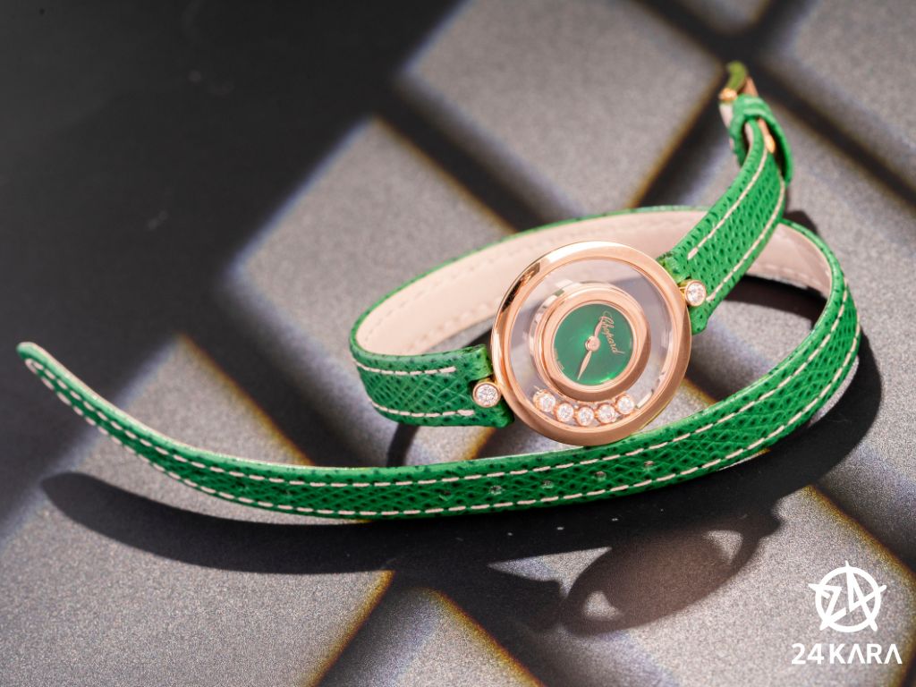 Review chi tiết đồng hồ Chopard Happy Diamonds Icons 209415-5002
