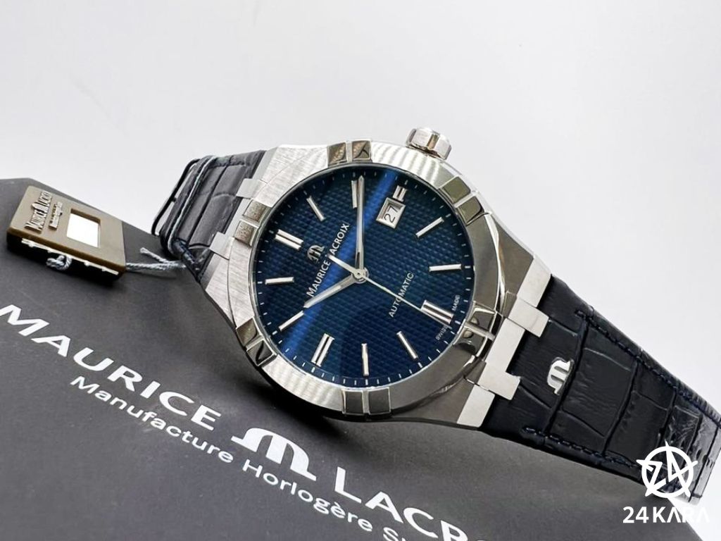 Review chi tiết Maurice Lacroix Aikon Aikon Blue 42mm AI6008-SS001-430-1
