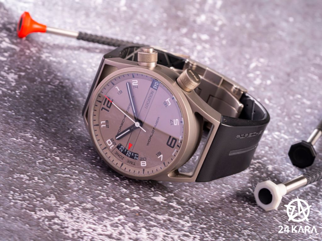 Review chi tiết Porsche Design Worldtimer P6750.13.44.1180