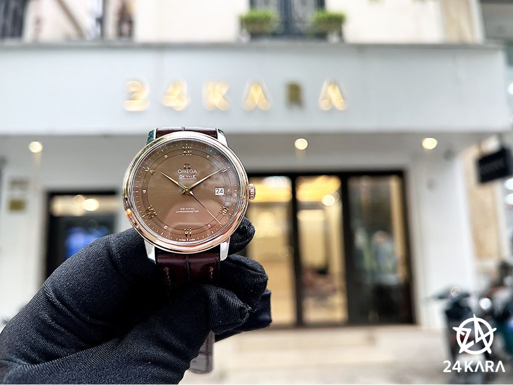Review chi tiết Omega De Ville Prestige 424.23.40.20.13.001 39.5
