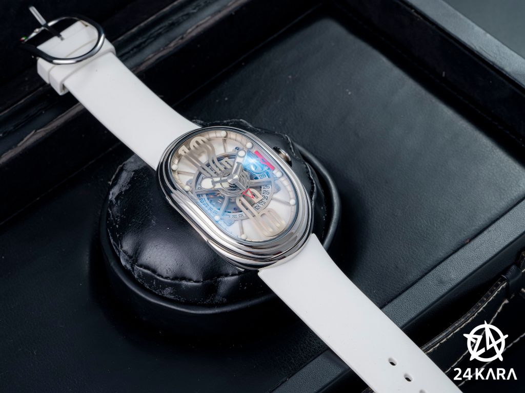 Review chi tiết đồng hồ Grimoldi GTOSTSICE612SL Black 01