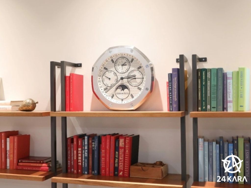 Review đồng hồ treo tường Audemars Piguet Royal Oak Perpetual Calendar 26574ST Moonphase Vạn Niên