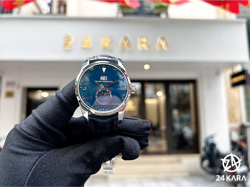 Review chi tiết Girard Perregaux Elegance Big Date Moonphase 49530.0.11.4154