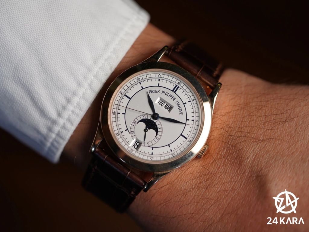 Review chi tiết Patek Philippe Complications 5396R-001 Rose Gold Annual Calendar