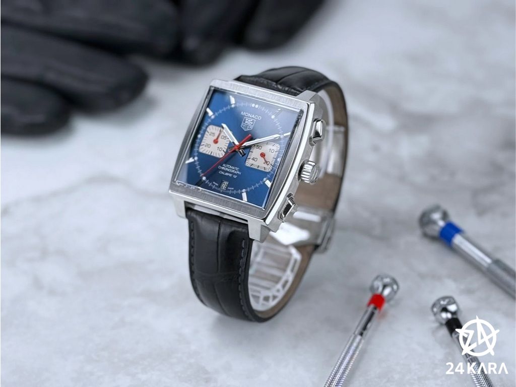 Review chi tiết TAG Heuer Monaco Calibre 12 Steve McQueen CAW2111.FC6183