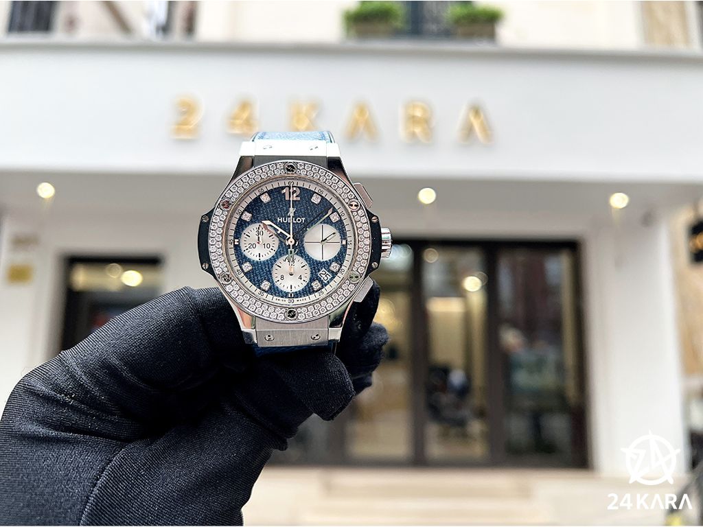 Review chi tiết đồng hồ Hublot Big Bang Jeans Diamond 341.SX.2710.NR.1104.JEANS Limited 250 pcs