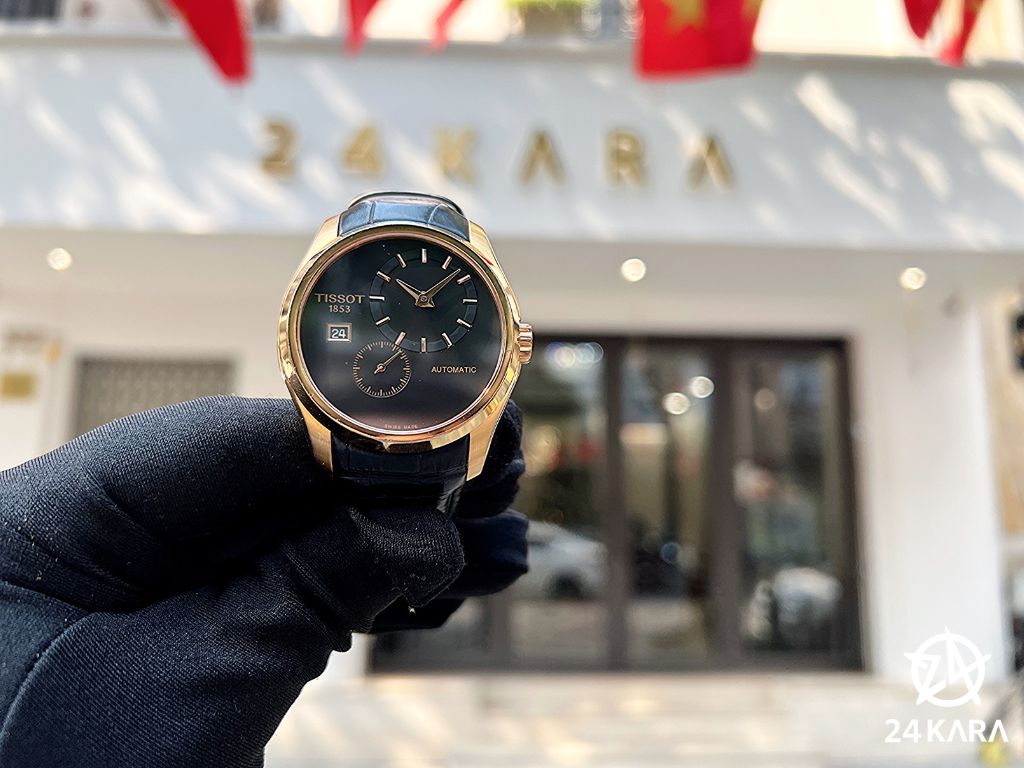 Review chi tiết đồng hồ Tissot Couturier Automatic Small Second T0354283605100 T035.428.36.051.00