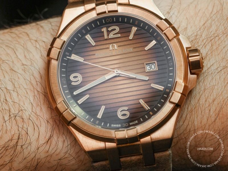 Trên tay Maurice Lacroix Aikon Bronze