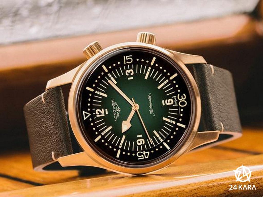 Longines Legend Diver Watch Goes Bronze L3.774.1.50.2 - Mẫu tái bản độc đáo của dòng Longines Diver huyền thoại