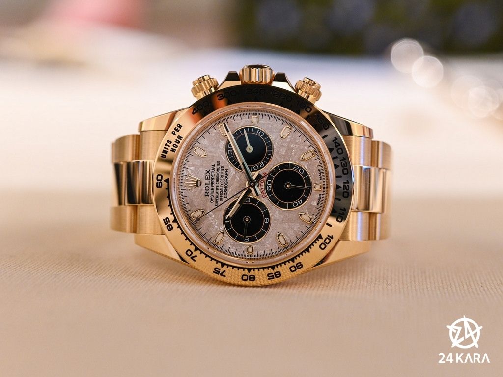 Giới thiệu đồng hồ Rolex Daytona 2021 “Meteorite Panda” M116508-0015 với mặt số màu mới