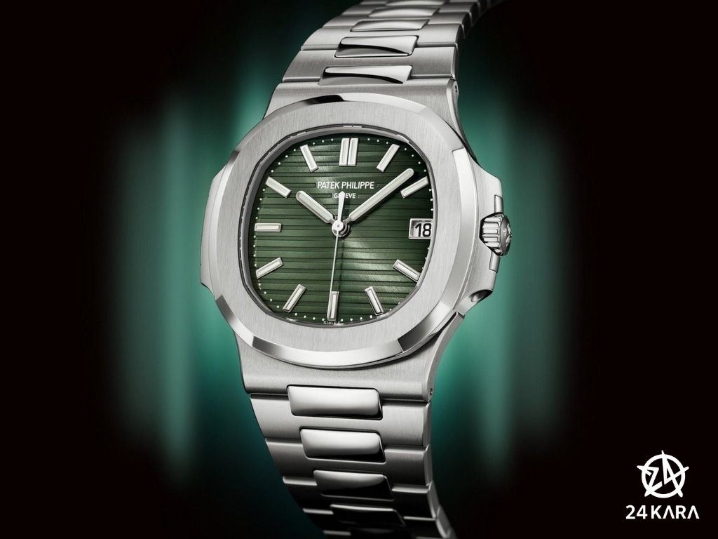 Giới thiệu đồng hồ Patek Philippe Nautilus 5711/1A-014 mặt số xanh ô liu mới