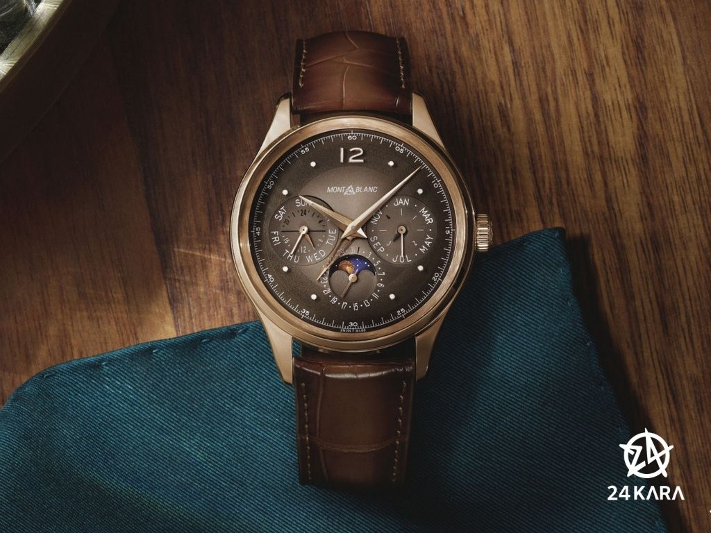 Vẻ đẹp cổ điển được đánh giá cao trong đồng hồ Montblanc Heritage 128669 Perpetual Calendar
