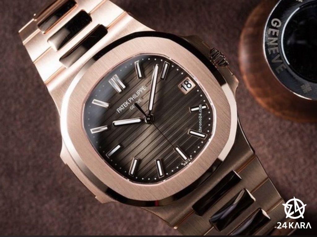 Đồng hồ Patek Philippe Nautilus 5711/R1-001 - Sang trọng, đẳng cấp với vàng hồng và mặt số nâu quyến rũ