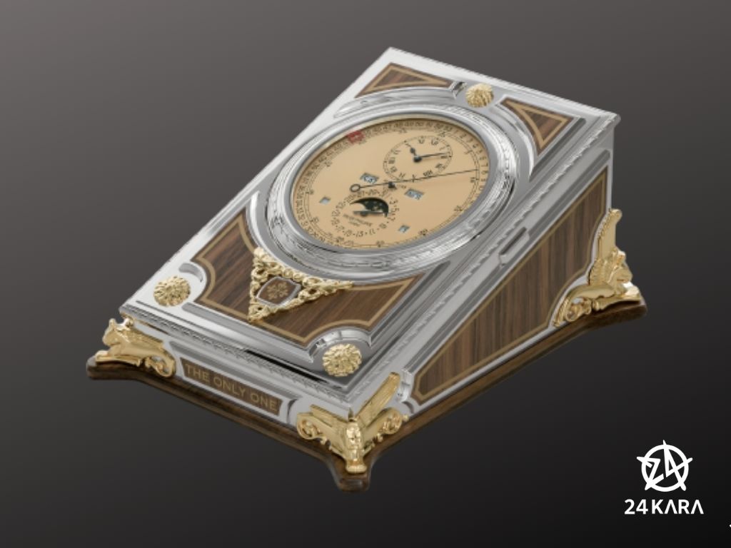 Chiếc đồng hồ để bàn cực độc đáo Patek Philippe Complicated 27001M-001 dành riêng cho Only Watch 2021
