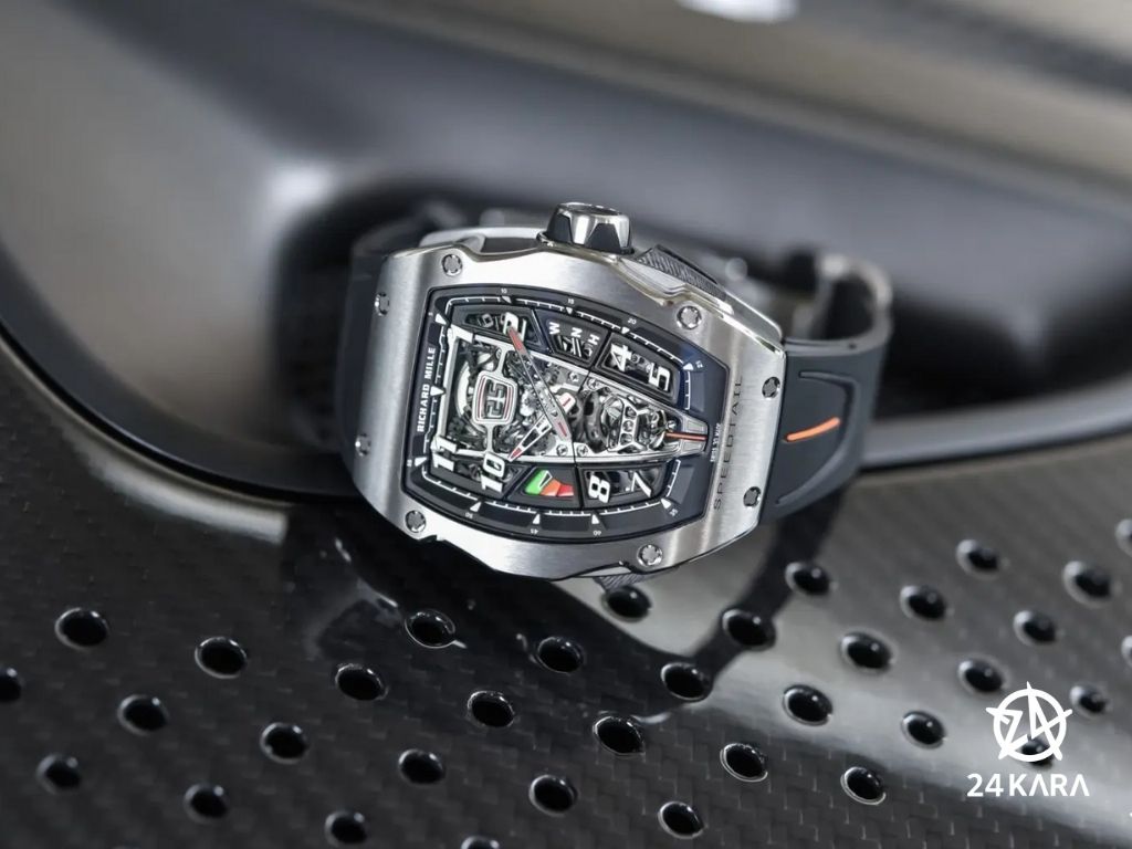 Trên tay chiếc đồng hồ Richard Mille RM 40-01 Automatic Winding Tourbillon McLaren Speedtail mới