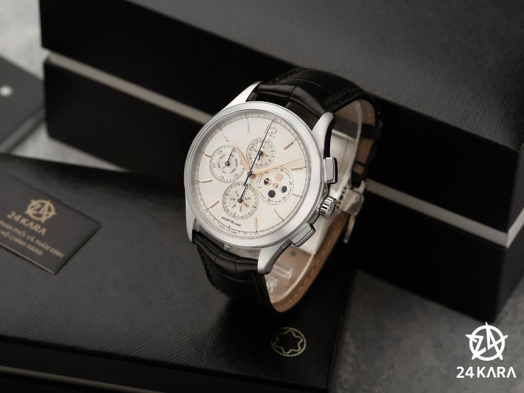 Montblanc Heritage chronométrie Chronograph 114875 - Đồng hồ lịch vạn niên có mức giá phải chăng nhất!