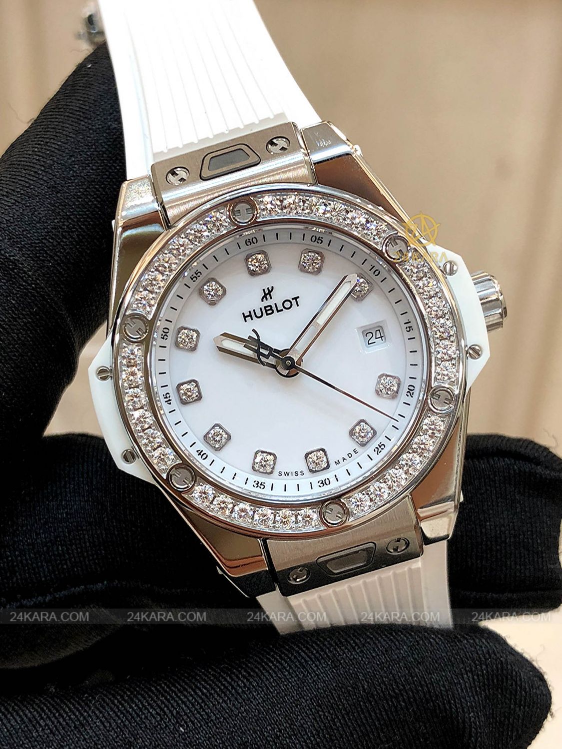 Đồng hồ Hublot Big Bang One Click Steel White Diamonds